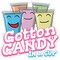Signmission Cotton Candy In CupConcession Stand Food Truck Sticker, 8" x 4.5", D-DC-8 Cotton Candy In Cup19 D-DC-8 Cotton Candy In A Cup19 - alternate 1